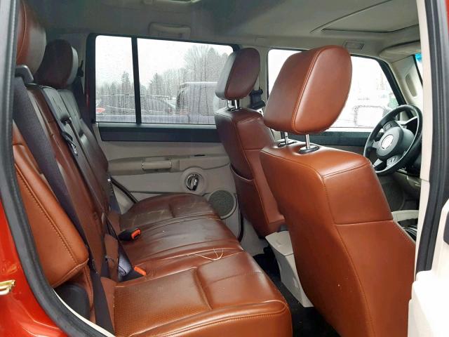 1J8HG58216C247237 - 2006 JEEP COMMANDER 红色 照片 6