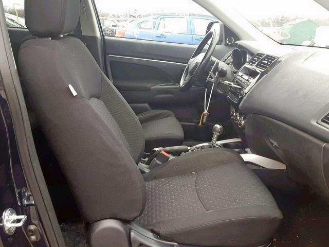 JA4AP4AU9CZ001750 - 2012 MITSUBISHI OUTLANDER BLUE photo 5