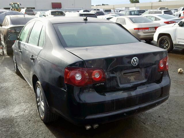 3VWRL7AJ3AM122443 - 2010 VOLKSWAGEN JETTA TDI BLACK photo 3