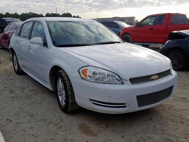 2G1WA5E31E1175014 - 2014 CHEVROLET IMPALA LIM WHITE photo 1