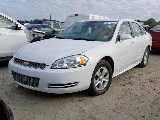 2G1WA5E31E1175014 - 2014 CHEVROLET IMPALA LIM WHITE photo 2