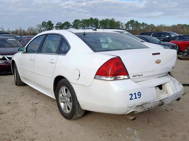 2G1WA5E31E1175014 - 2014 CHEVROLET IMPALA LIM WHITE photo 3