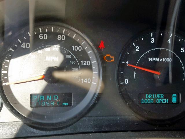 1J8GR48K75C560758 - 2005 JEEP GRAND CHER GRAY photo 8