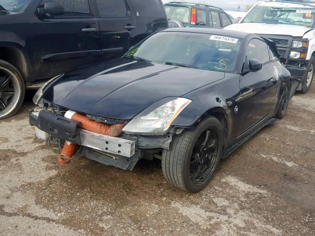 JN1AZ34D05M604384 - 2005 NISSAN 350Z COUPE BLACK photo 2