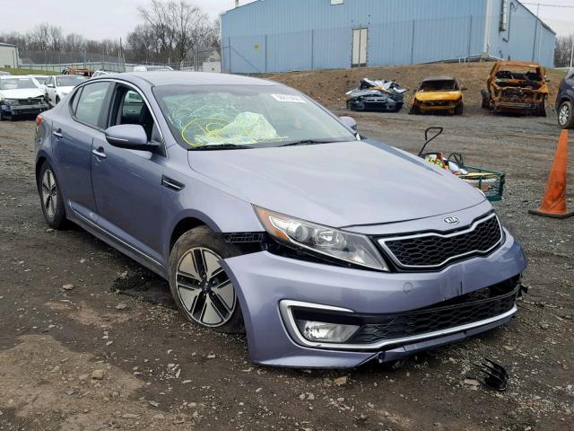 KNAGM4AD1B5002838 - 2011 KIA OPTIMA HYB BLUE photo 1