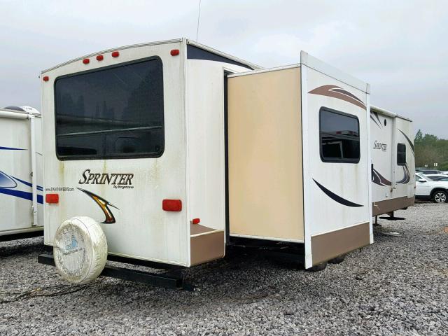 4YDT29725B1532910 - 2011 KEYSTONE SPRINTER WHITE photo 4