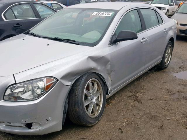 1G1ZG57B79F159964 - 2009 CHEVROLET MALIBU LS SILVER photo 2