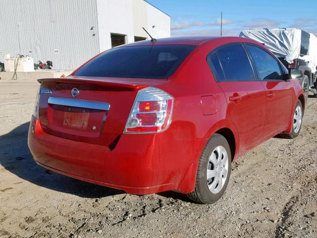 3N1AB6AP5CL752607 - 2012 NISSAN SENTRA 2.0 MAROON photo 4