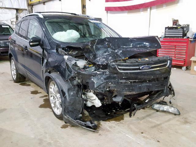 1FMCU9JXXEUA22682 - 2014 FORD ESCAPE TIT BLACK photo 1