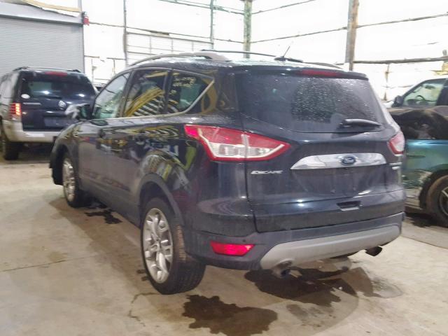 1FMCU9JXXEUA22682 - 2014 FORD ESCAPE TIT BLACK photo 3