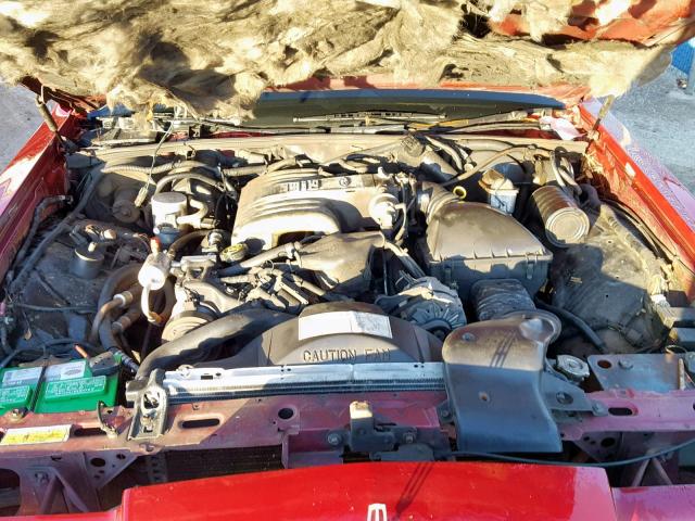 1LNBM81F6KY800493 - 1989 LINCOLN TOWN CAR RED photo 7