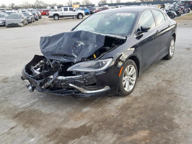 1C3CCCAB9HN511201 - 2017 CHRYSLER 200 LIMITE BLACK photo 2