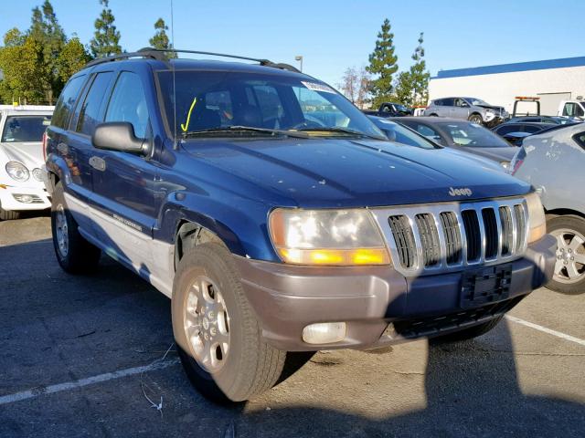 1J4GW48N8YC310583 - 2000 JEEP GRAND CHER BLUE photo 1