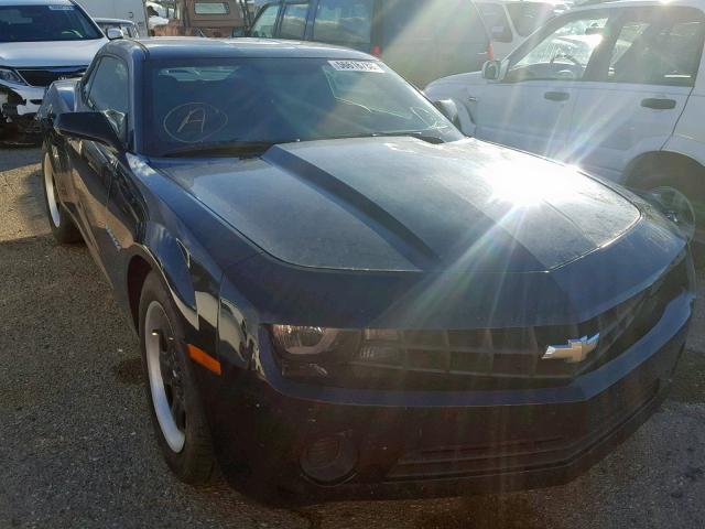 2G1FA1E37D9200555 - 2013 CHEVROLET CAMARO LS BLACK photo 1