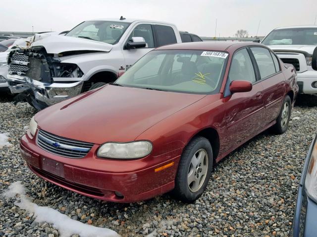 1G1NE52J33M721185 - 2003 CHEVROLET MALIBU LS წითელი ფოტო 2