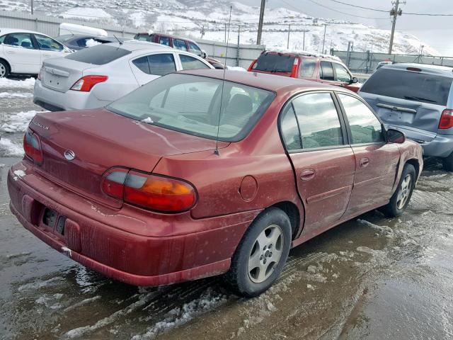 1G1NE52J33M721185 - 2003 CHEVROLET MALIBU LS წითელი ფოტო 4