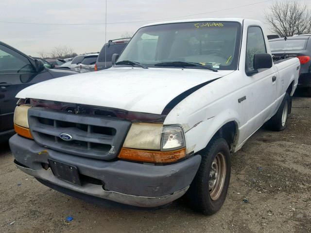 1FTYR10C5WUC57570 - 1998 FORD RANGER WHITE photo 2