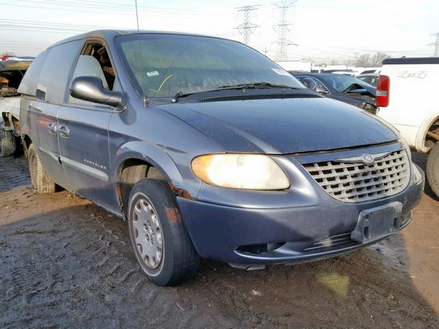 1C8GJ45331B217990 - 2001 CHRYSLER VOYAGER LX BLUE photo 1