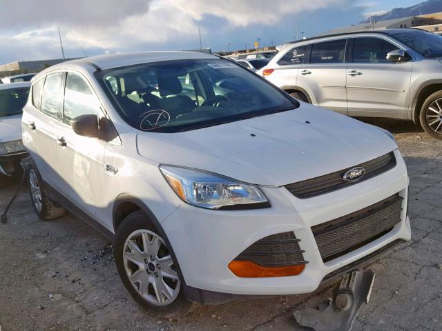 1FMCU0F75FUC44312 - 2015 FORD ESCAPE S WHITE photo 1