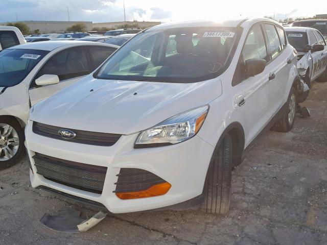 1FMCU0F75FUC44312 - 2015 FORD ESCAPE S WHITE photo 2