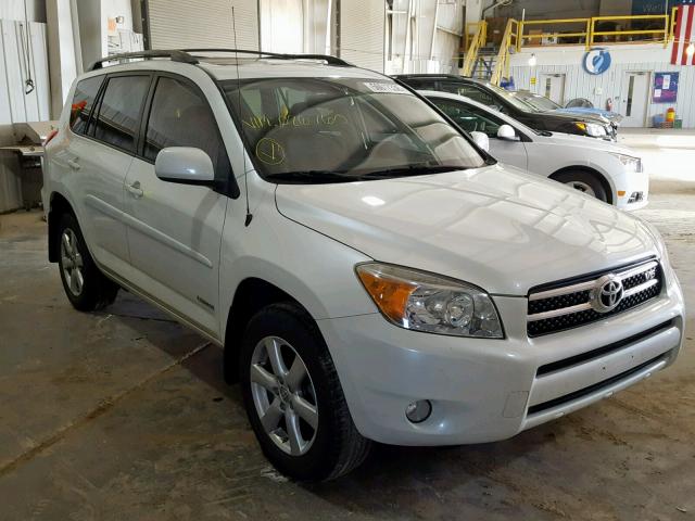 JTMBK31V475026760 - 2007 TOYOTA RAV4 LIMIT WHITE photo 1