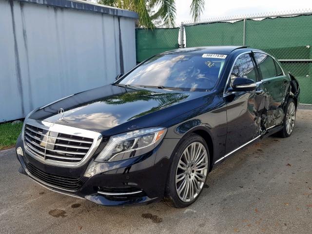 WDDUG8CB1HA315507 - 2017 MERCEDES-BENZ S 550 BLACK photo 2