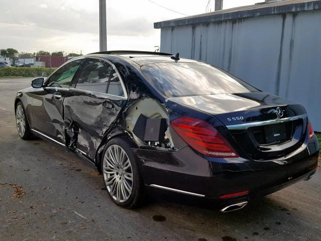 WDDUG8CB1HA315507 - 2017 MERCEDES-BENZ S 550 BLACK photo 3