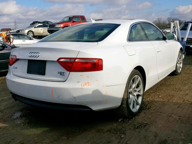 WAUCFAFR8CA002596 - 2012 AUDI A5 PREMIUM WHITE photo 4