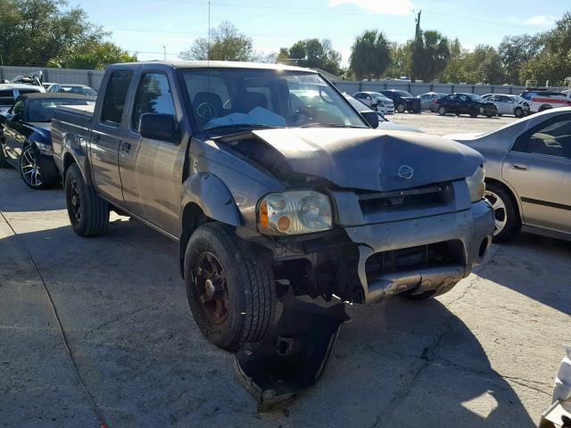 1N6ED27T54C415032 - 2004 NISSAN FRONTIER C BROWN photo 1