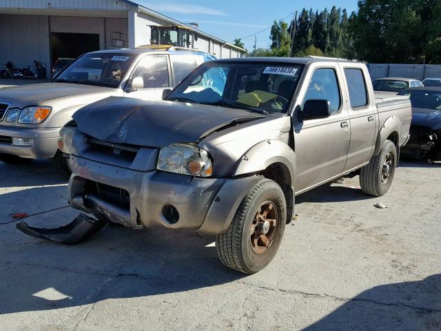 1N6ED27T54C415032 - 2004 NISSAN FRONTIER C BROWN photo 2