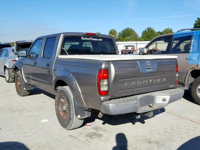 1N6ED27T54C415032 - 2004 NISSAN FRONTIER C BROWN photo 3