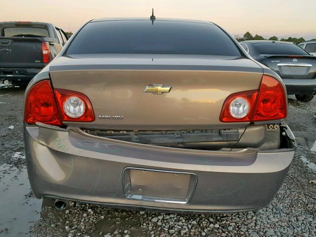 1G1ZH57B08F271730 - 2008 CHEVROLET MALIBU 1LT TAN photo 9