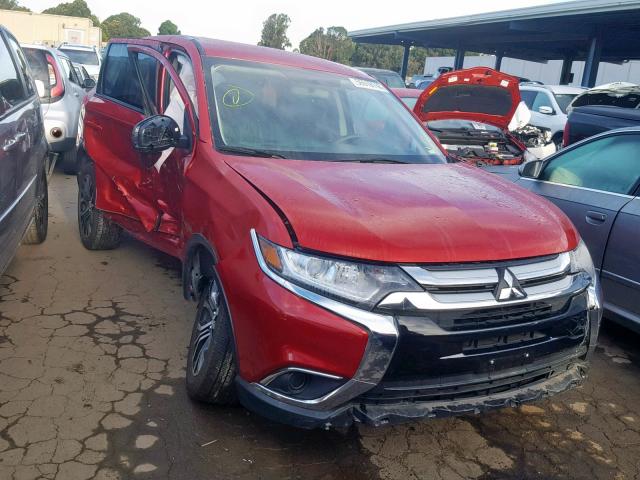 JA4AD2A33JZ040433 - 2018 MITSUBISHI OUTLANDER RED photo 1