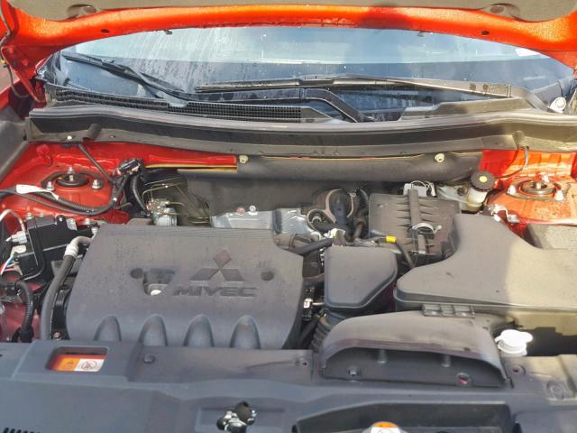 JA4AD2A33JZ040433 - 2018 MITSUBISHI OUTLANDER RED photo 7