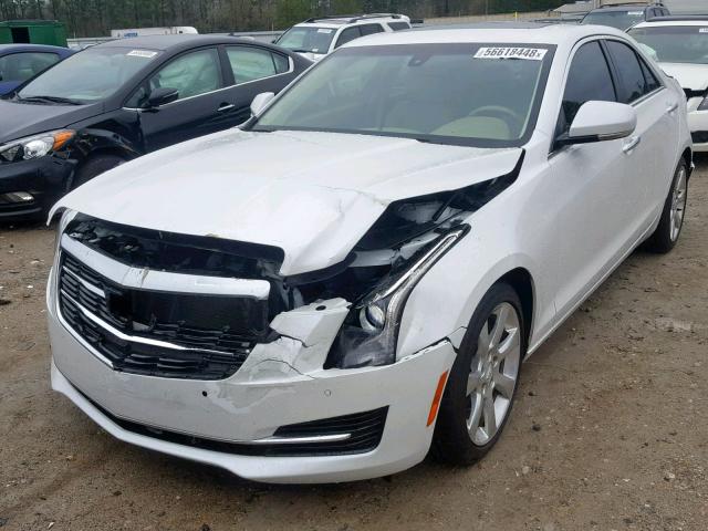 1G6AB5RAXF0138146 - 2015 CADILLAC ATS LUXURY WHITE photo 2