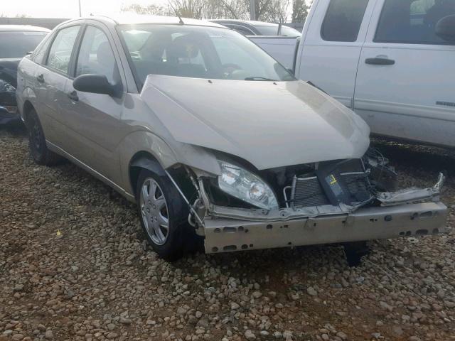 1FAHP34N37W350709 - 2007 FORD FOCUS ZX4 TAN photo 1