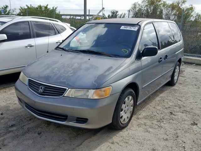 2HKRL1853YH622952 - 2000 HONDA ODYSSEY LX GRAY photo 2