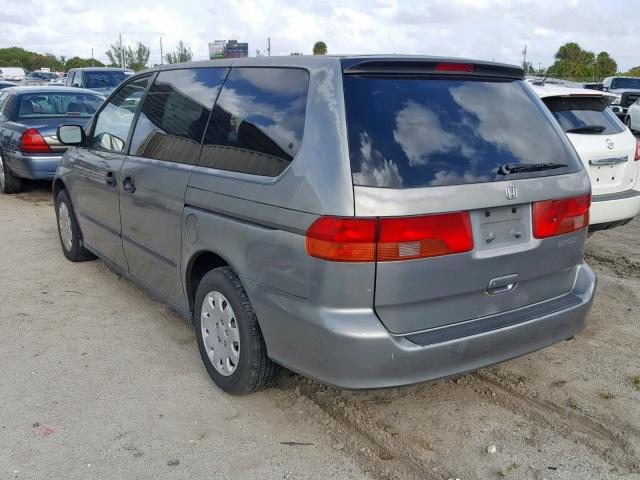 2HKRL1853YH622952 - 2000 HONDA ODYSSEY LX GRAY photo 3