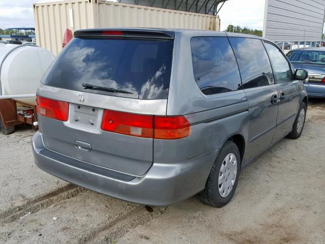 2HKRL1853YH622952 - 2000 HONDA ODYSSEY LX GRAY photo 4