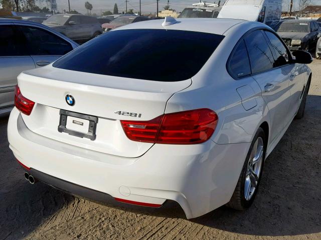 WBA4A5C56FGK16161 - 2015 BMW 428 I WHITE photo 4