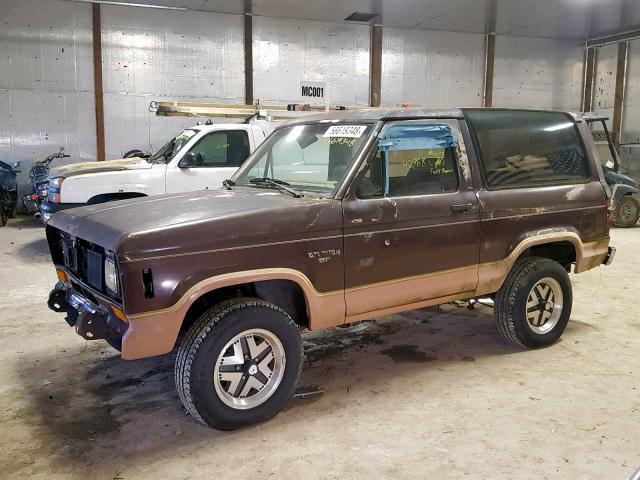 1FMCU14T6HUA52907 - 1987 FORD BRONCO II BROWN photo 9