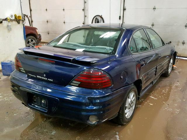 1G2NF52E41C259086 - 2001 PONTIAC GRAND AM S BLUE photo 4