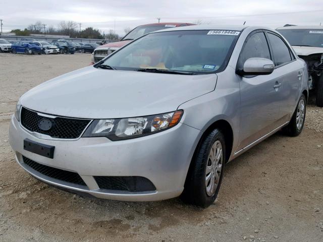 KNAFU4A20A5046998 - 2010 KIA FORTE EX GRAY photo 2