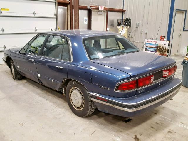 1G4HP52L8SH417109 - 1995 BUICK LESABRE CU BLUE photo 3