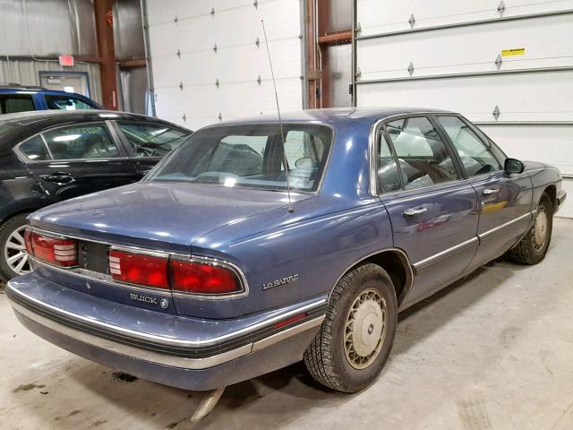 1G4HP52L8SH417109 - 1995 BUICK LESABRE CU BLUE photo 4