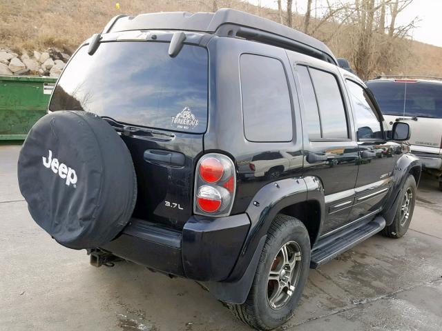 1J4GL38K53W551288 - 2003 JEEP LIBERTY RE BLACK photo 4