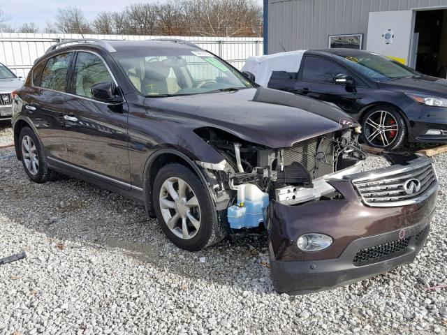 JNKAJ09F08M360171 - 2008 INFINITI EX35 BASE BROWN photo 1