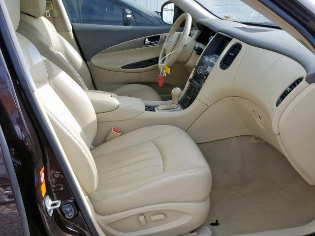 JNKAJ09F08M360171 - 2008 INFINITI EX35 BASE BROWN photo 5