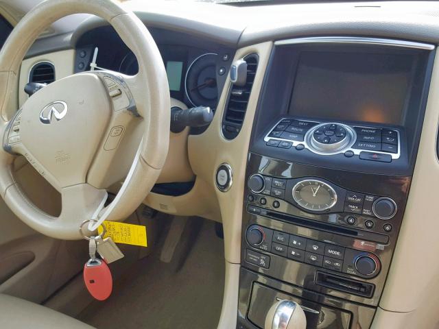 JNKAJ09F08M360171 - 2008 INFINITI EX35 BASE BROWN photo 9