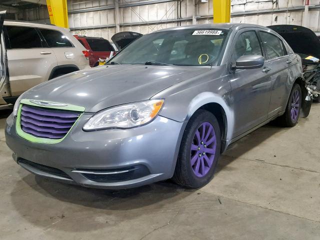 1C3CCBBB5CN113534 - 2012 CHRYSLER 200 TOURIN GRAY photo 2